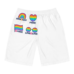 Pride Day Lables Collection Mens Board Shorts Aop