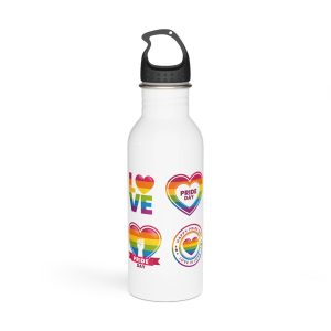 Label Collection With Pride Day Stainless Steel Water Bottle
