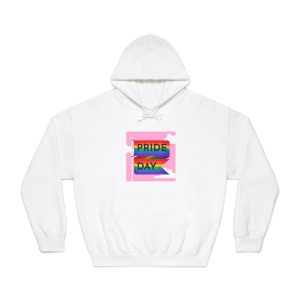 Pride Day Flag Illustration Unisex Dryblend Hooded Sweatshirt