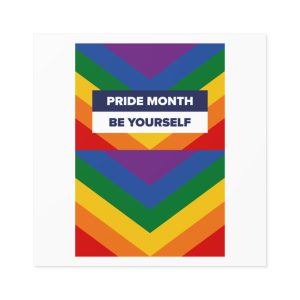 Lgbt Pride Month June Lesbian Gay Bisexual Transgender Lgbtq Flag Rainbow Vector(1)2 Laminate Stickers Square