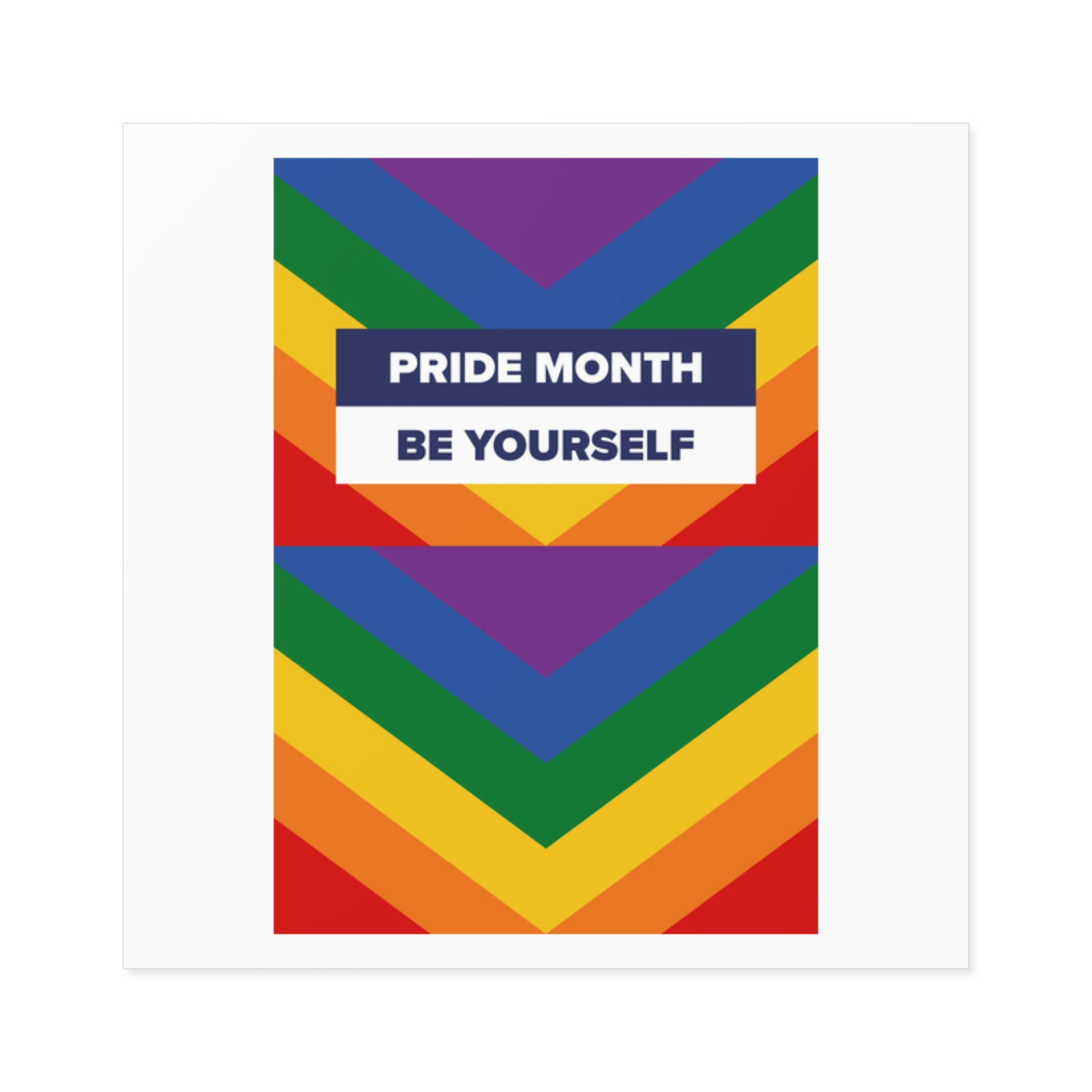 Lgbt Pride Month June Lesbian Gay Bisexual Transgender Lgbtq Flag Rainbow Vector(1)2 Laminate Stickers Square