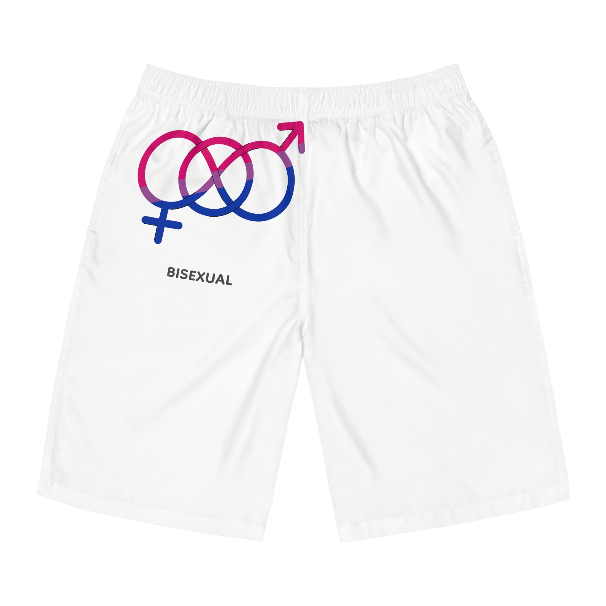 Bisexual Orientation Identity Symbol Mens Board Shorts Aop