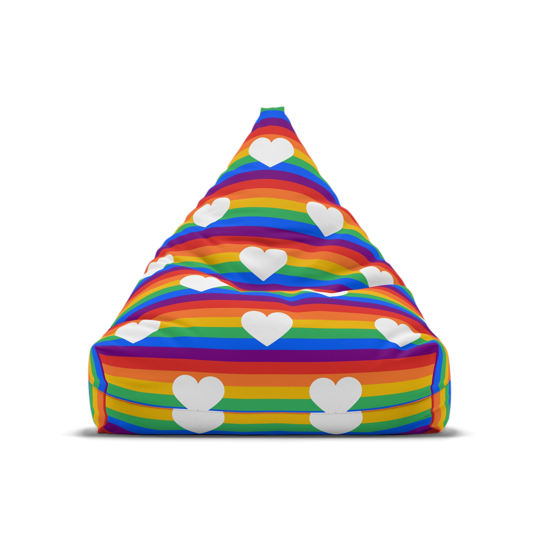 Poster Banner Rainbow Flag Bean Bag Chair Cover - Image 5