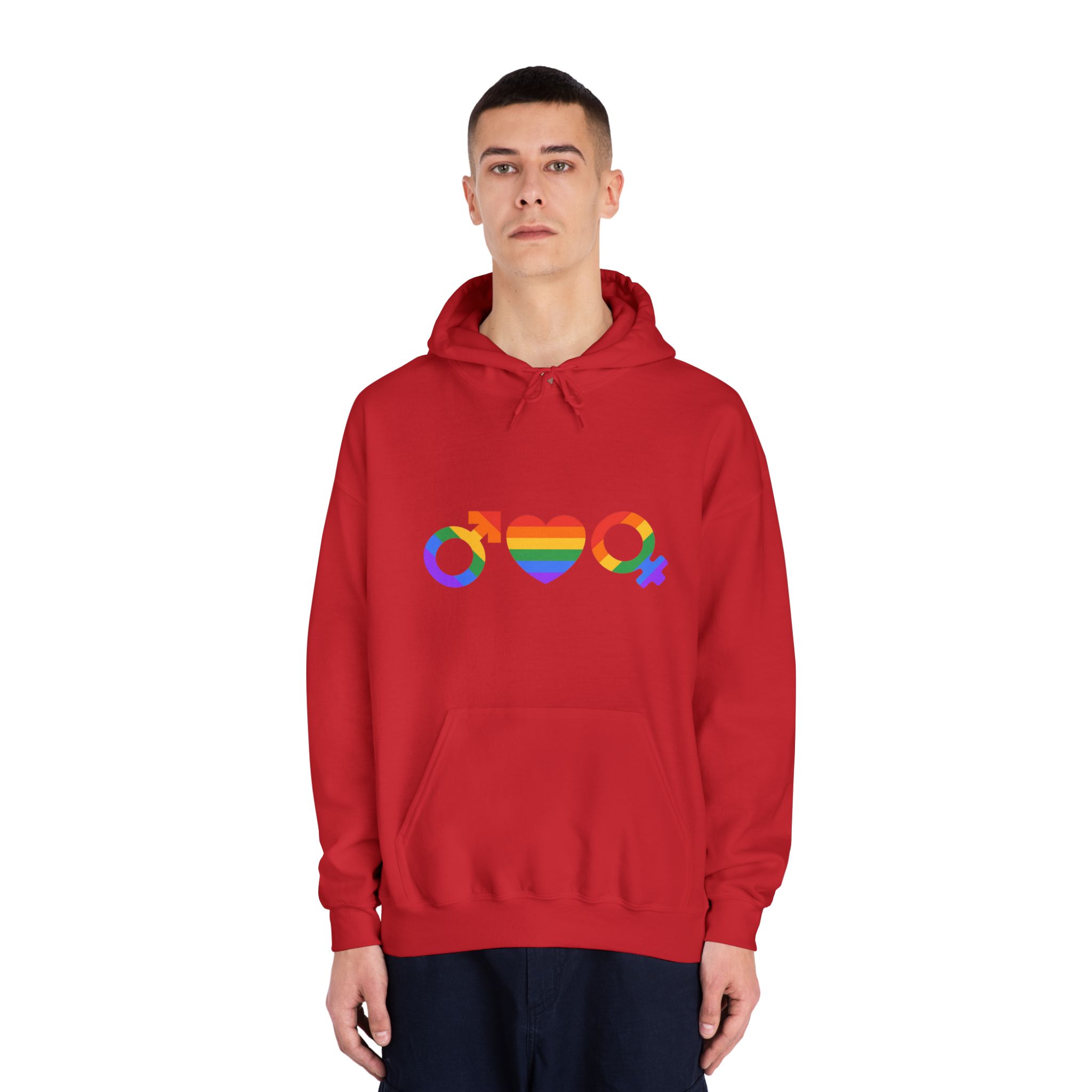 Lgbt Pride Month June Lesbian Gay Bisexual Transgender Lgbtq Flag Rainbow Vector(2) Unisex Dryblend Hooded Sweatshirt - Image 35