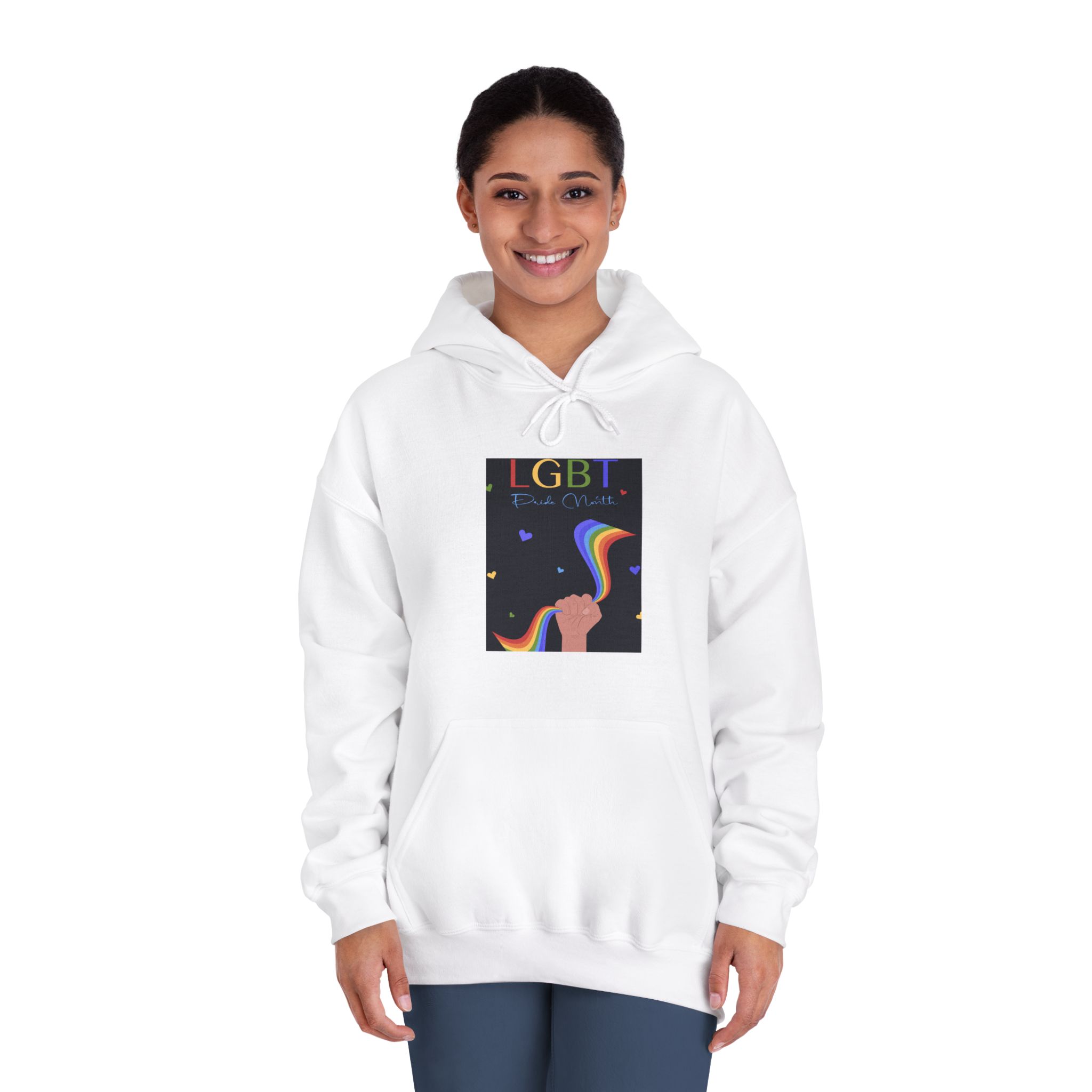 Poster Lgbt Pride Month Unisex Dryblend Hooded Sweatshirt - Image 4