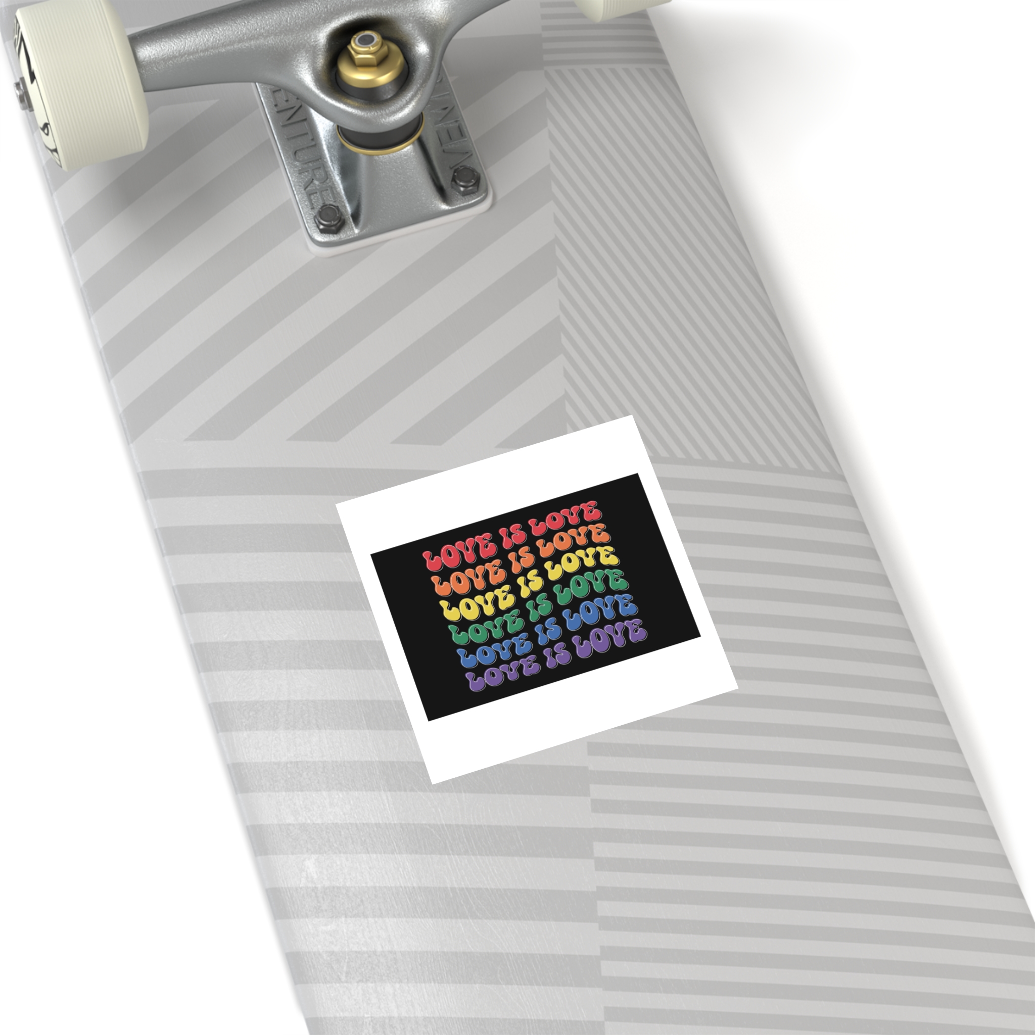 Pride Lgbtq Gay Typography Vector Tshirt Design(8) Laminate Stickers Square - Image 20