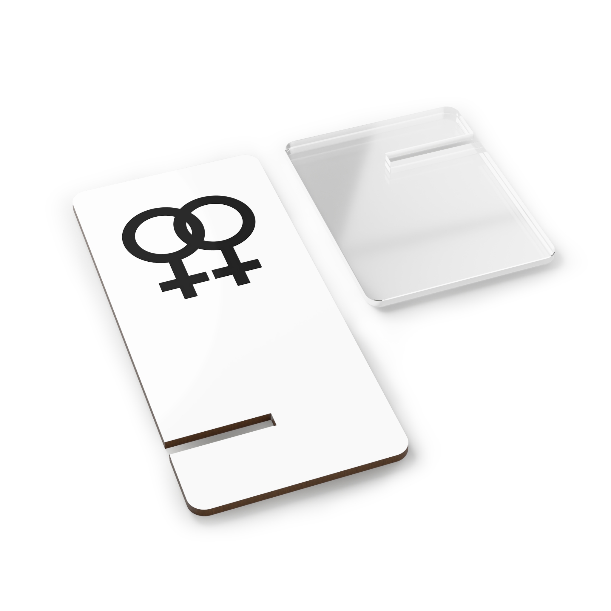 Female Gender Symbols Woman Sign Black Icons Design Transparent Background Lgbt Pride Month Mobile Display Stand For Smartphones - Image 2