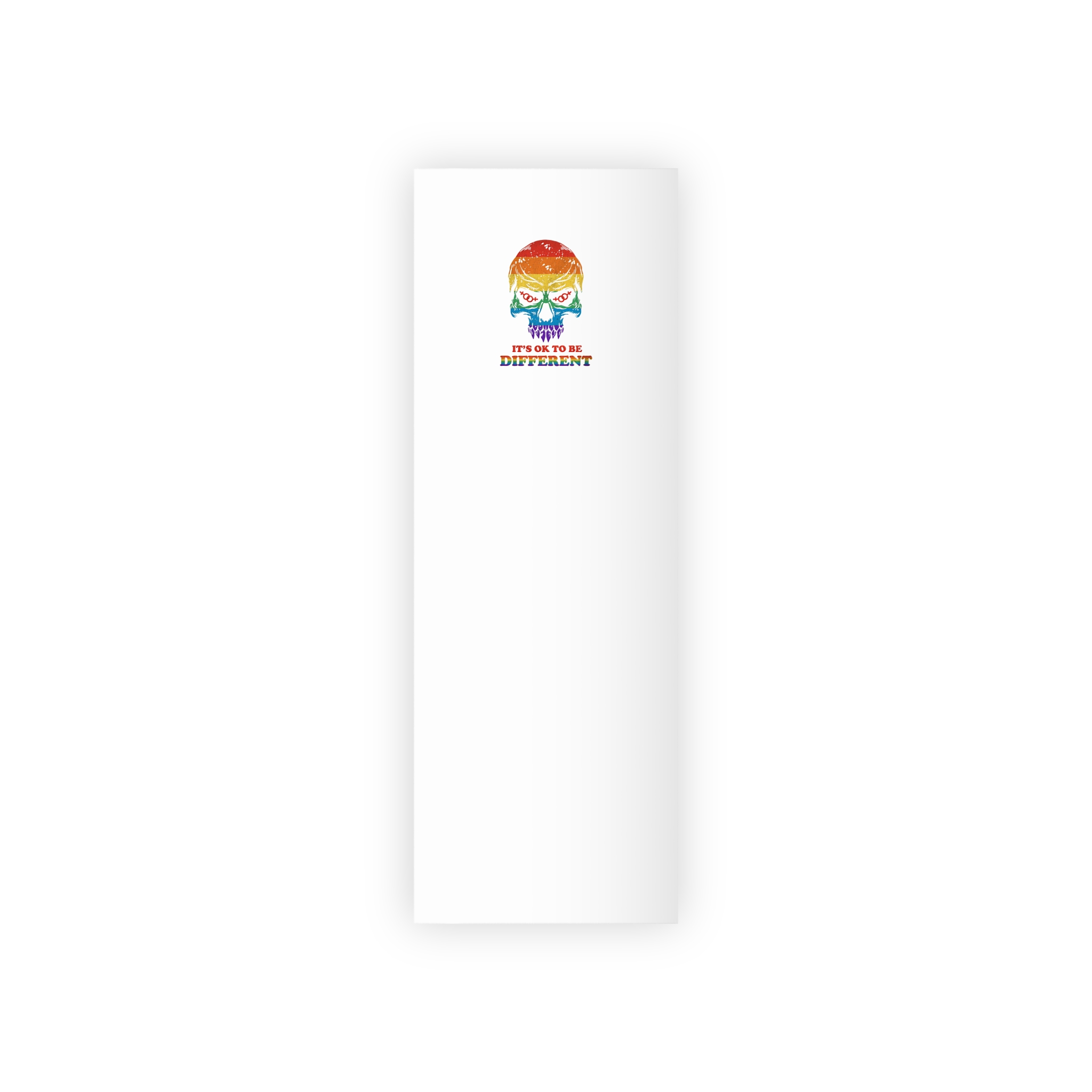 Skull Pride Rainbow Vintage Vector Premium T Shirt Gift Wrapping Paper Rolls 1pc - Image 5