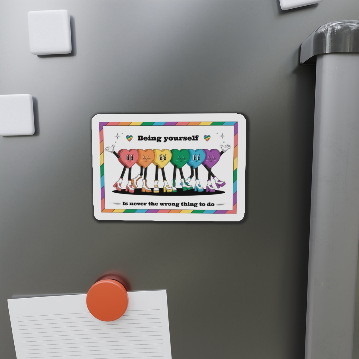 Illustration Pride Month Celebration Die Cut Magnets - Image 11