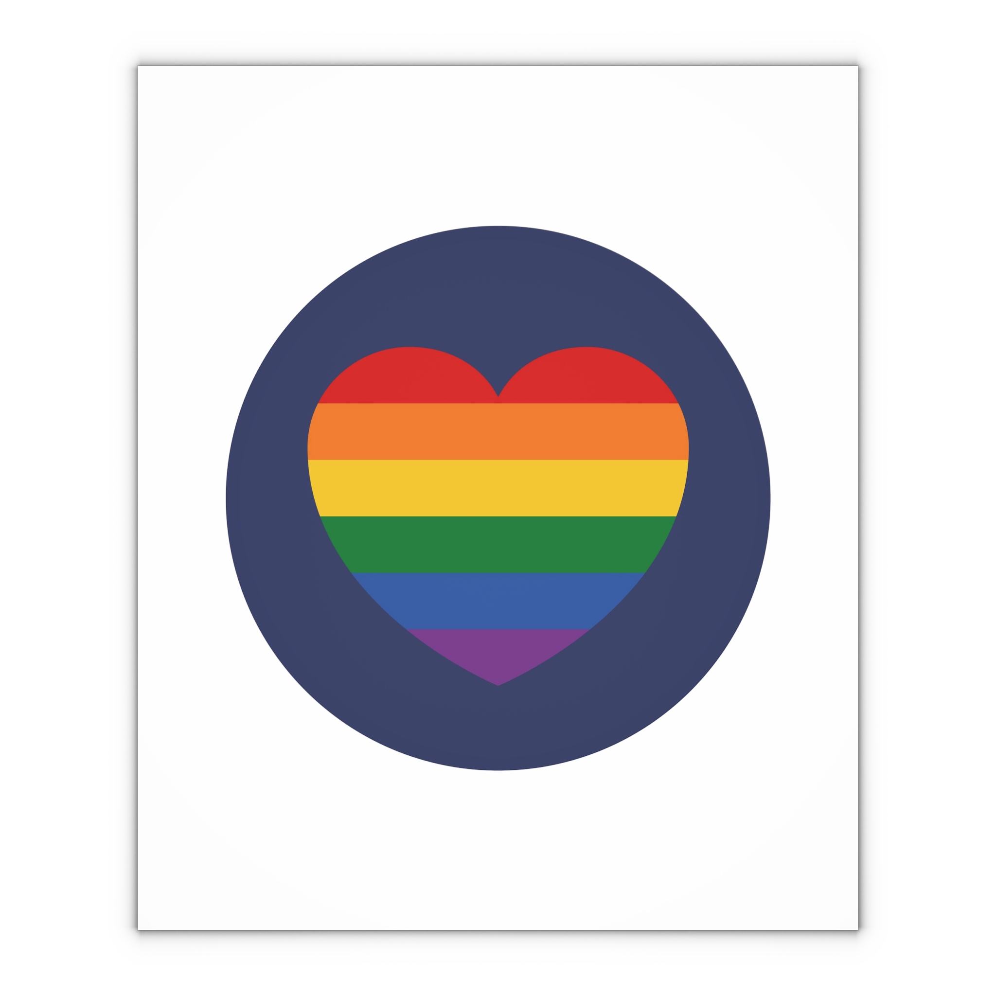 Lgbt Pride Month June Lesbian Gay Bisexual Transgender Lgbtq Flag Rainbow Vector(5) Gift Wrapping Paper Sheets 1pc - Image 4