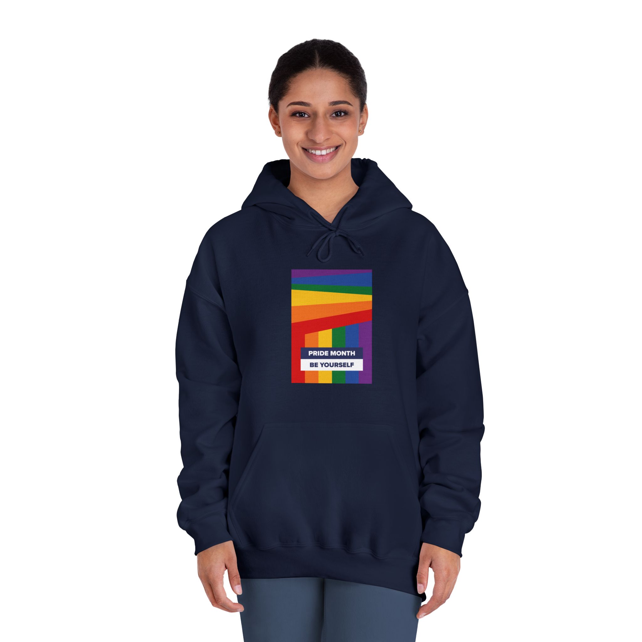 Lgbt Pride Month June Lesbian Gay Bisexual Transgender Lgbtq Flag Rainbow Vector(2)2 Unisex Dryblend Hooded Sweatshirt - Image 32