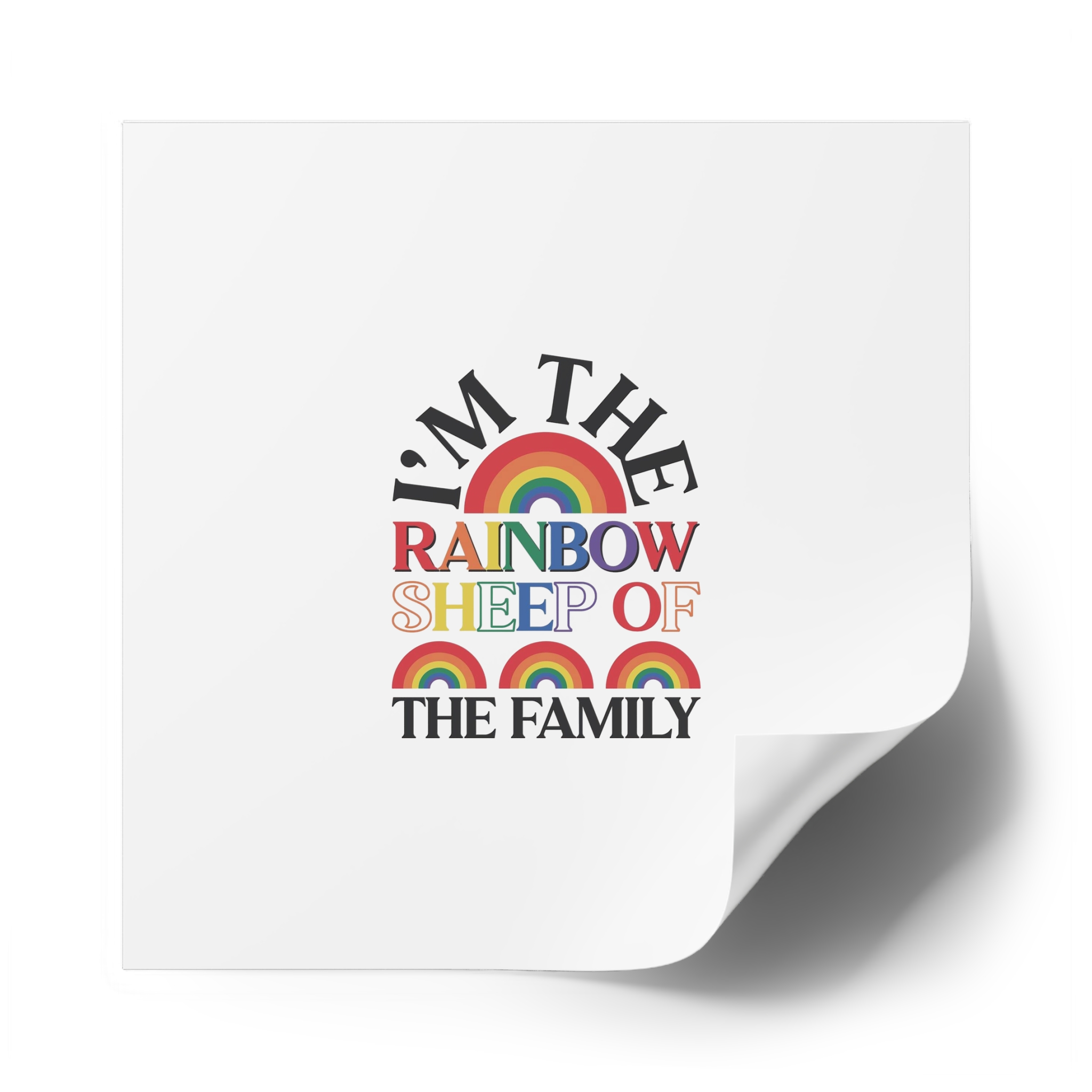 Lgbtq Pride Month Quote Eps Design Vector Pride Design Template Laminate Stickers Square - Image 50