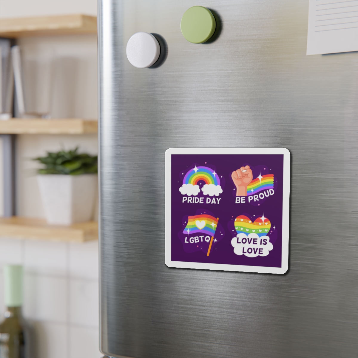 Pride Day Badges Collection Die Cut Magnets - Image 9