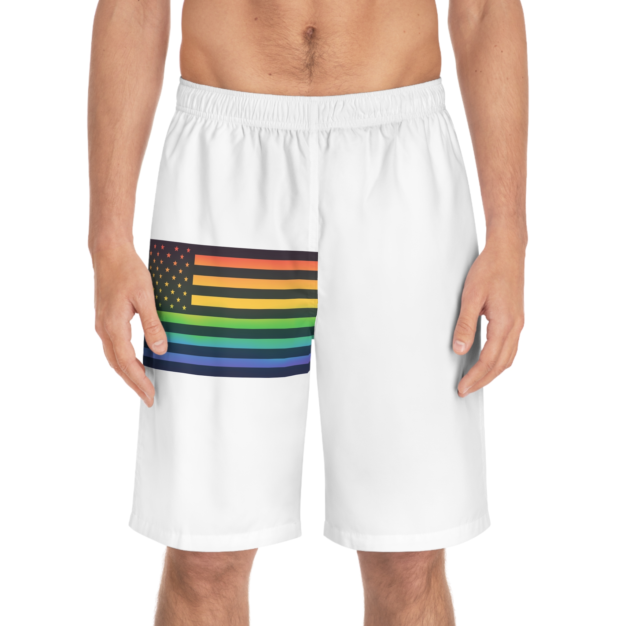 Lesbian Pride Design 02588D Mens Board Shorts Aop - Image 3