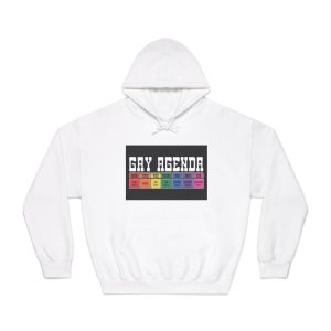 Poster That Says Pay Attention It Unisex Dryblend Hooded Sweatshirt