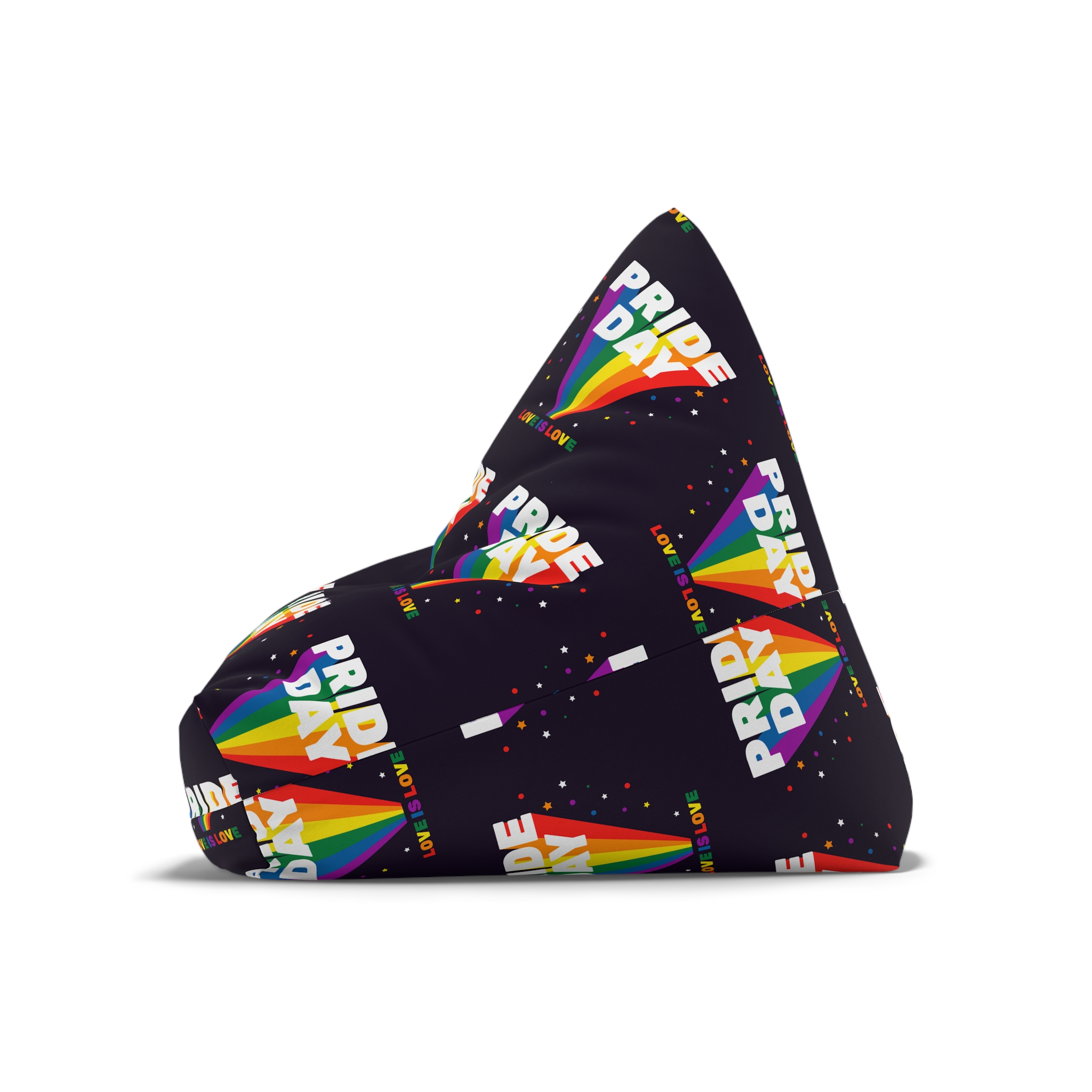 Colorful Pride Day Celebration Concept Bean Bag Chair Cover - Image 8