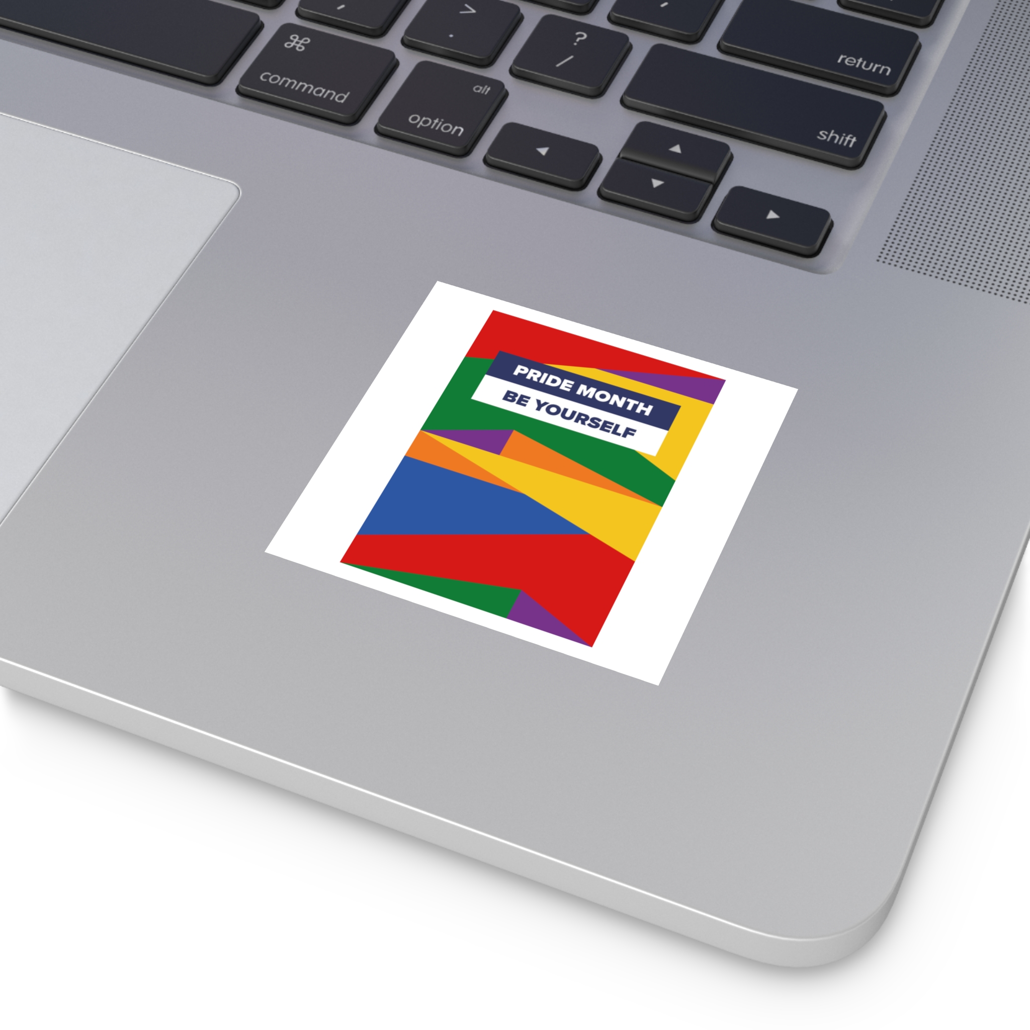 Lgbt Pride Month June Lesbian Gay Bisexual Transgender Lgbtq Flag Rainbow Vector(2) Laminate Stickers Square - Image 15