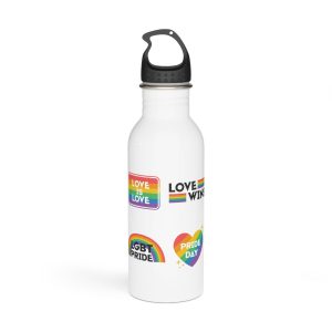 Pride Day Label Collection Design Stainless Steel Water Bottle
