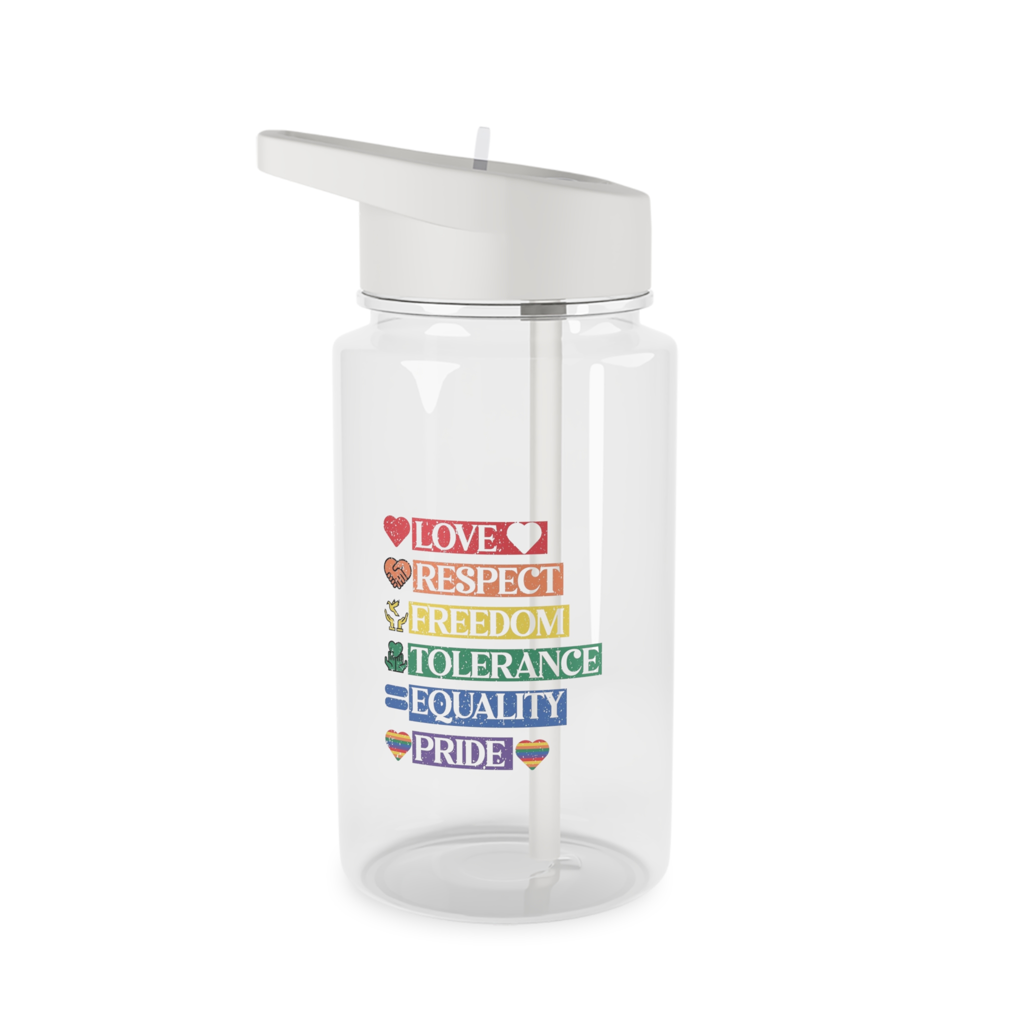 Lgbtq Pride Month Quote Eps Design Vector Pride Design Template (1) Tritan Water Bottle