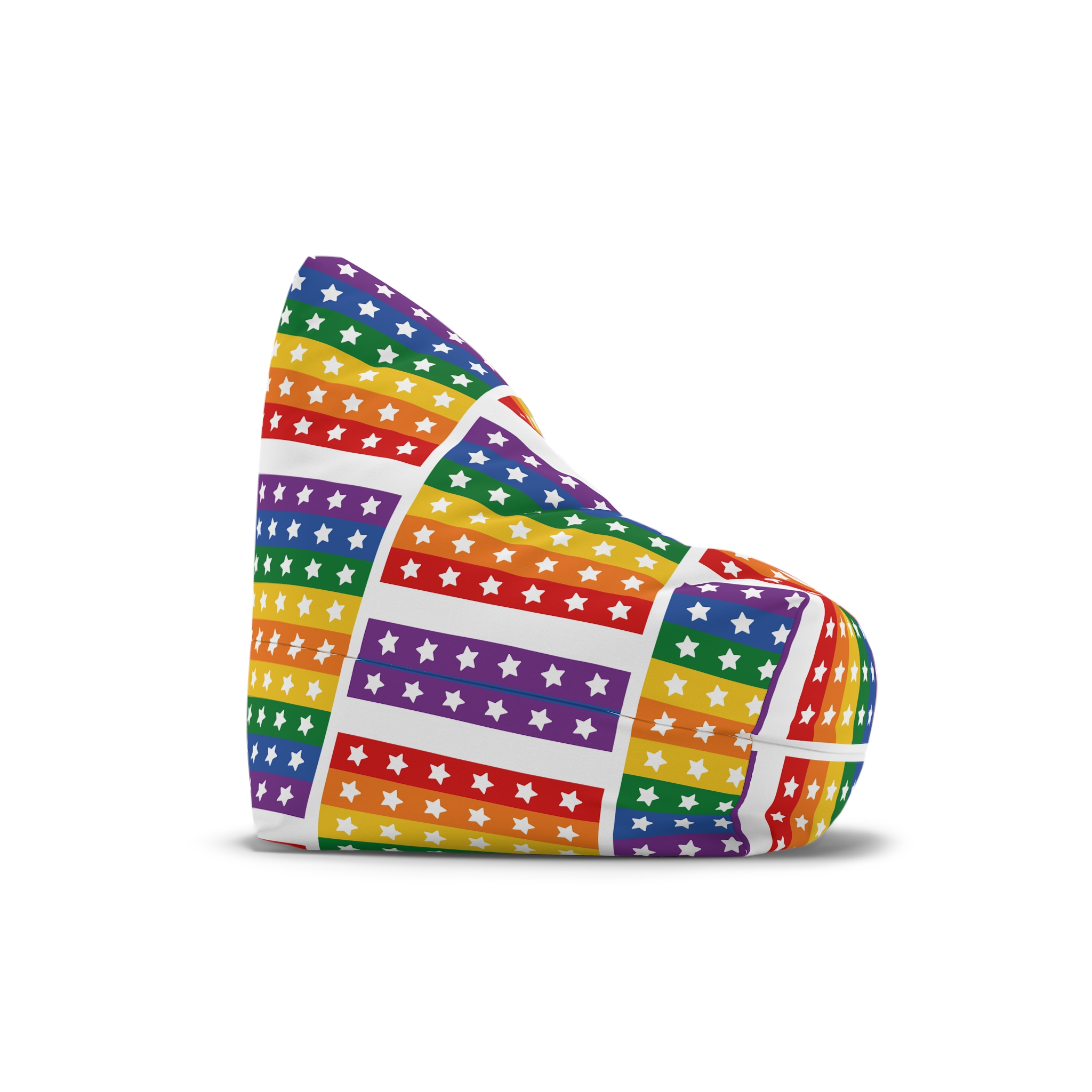 Lesbian Pride Design 9A44FB Bean Bag Chair Cover - Image 3