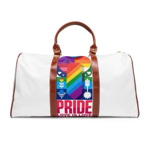 Colorful Poster Rainbow Waterproof Travel Bag