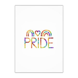 Vibrant Pride Celebration Poster Gift Wrapping Paper Sheets 1pc