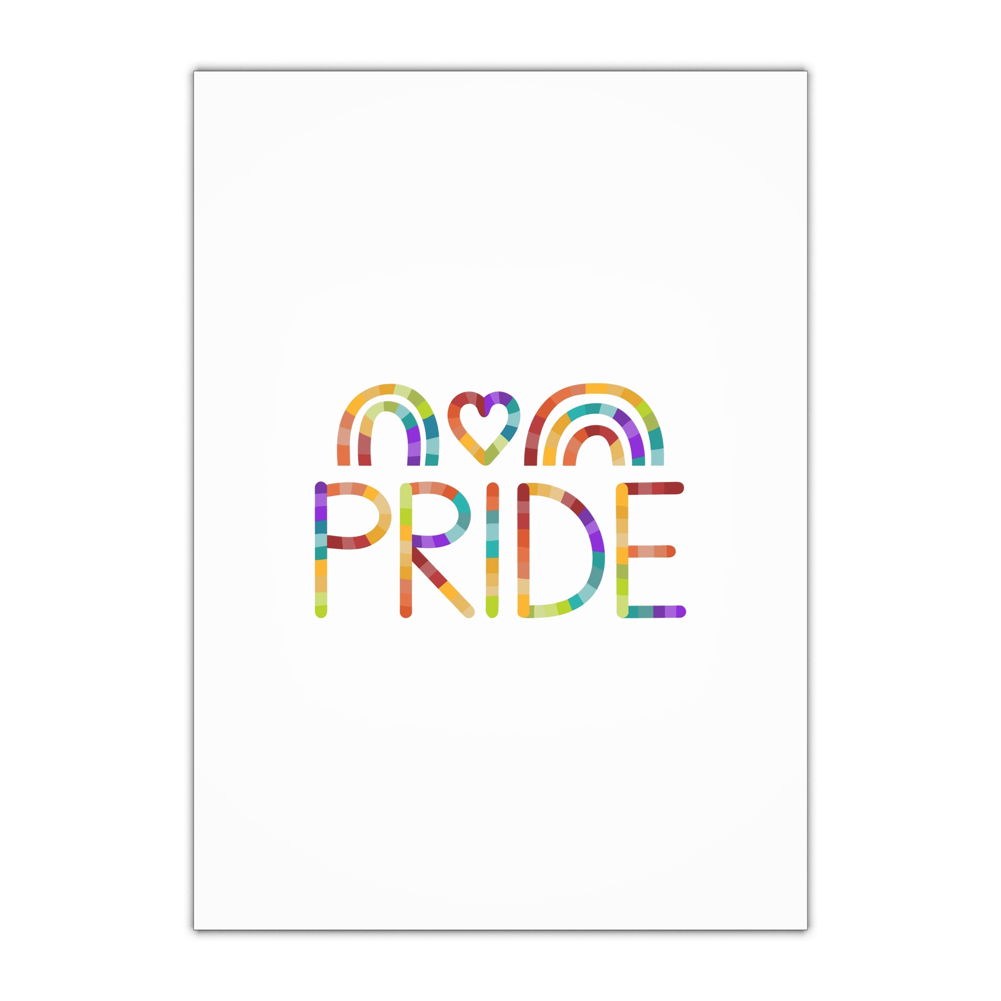Vibrant Pride Celebration Poster Gift Wrapping Paper Sheets 1pc