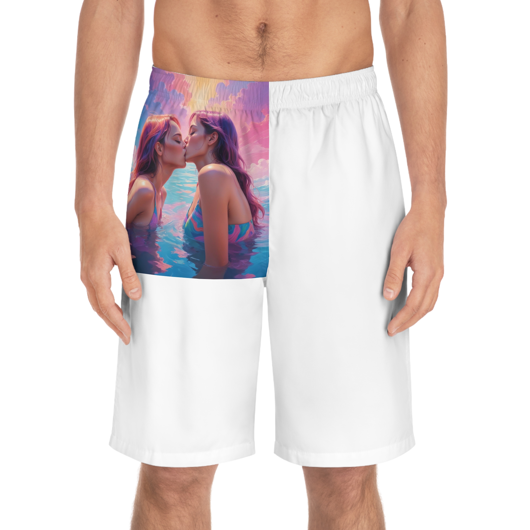 Lesbian Pride Design 9A4266 Mens Board Shorts Aop - Image 3
