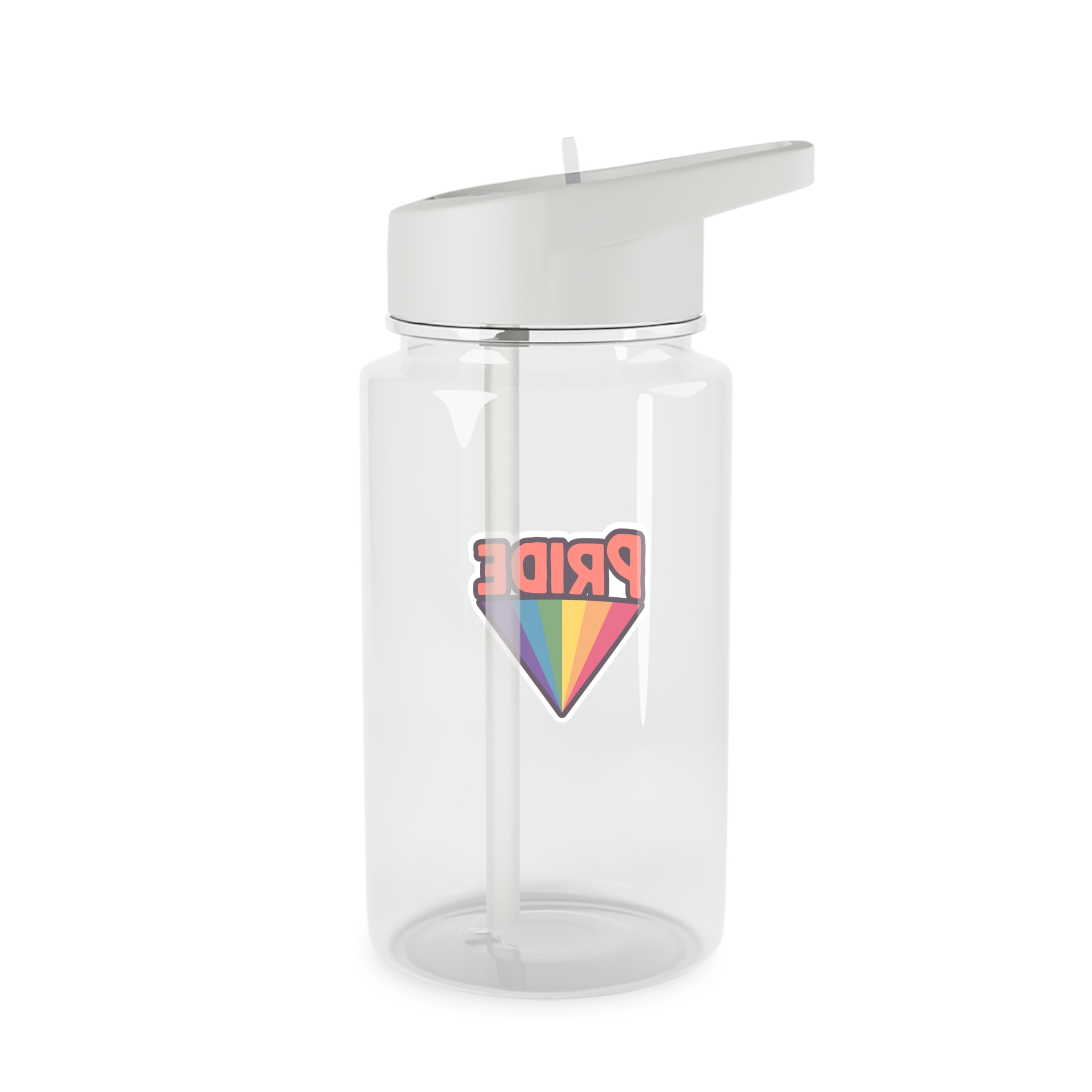 Pride With Rainbow Tritan Water Bottle - Image 2
