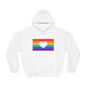 Poster Banner Rainbow Flag Unisex Dryblend Hooded Sweatshirt