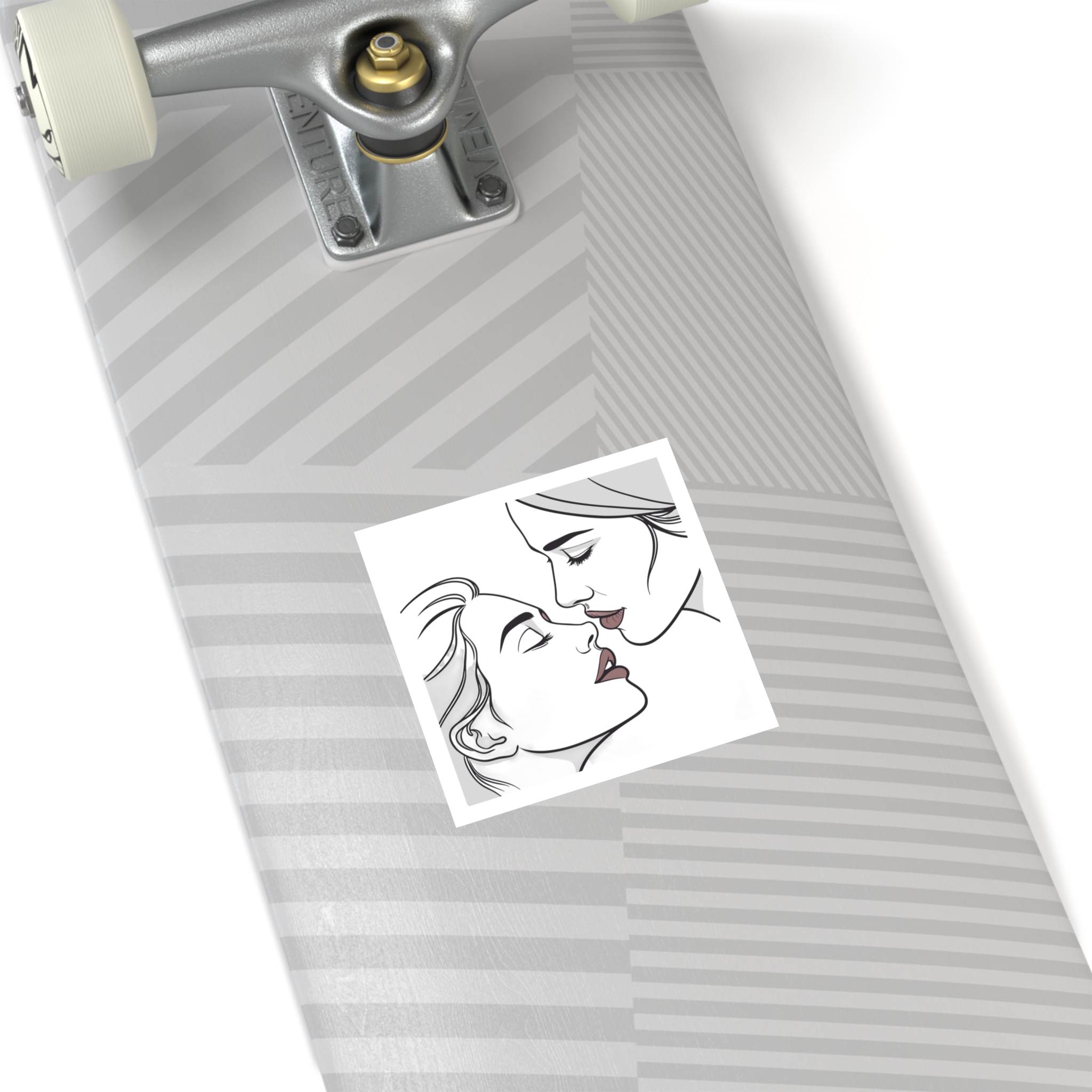 Perfect Lip Set Open Close Smooches Laminate Stickers Square - Image 20