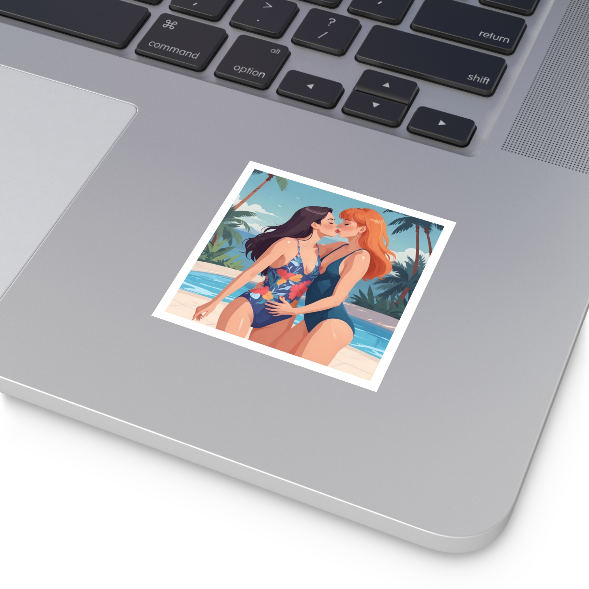 Lesbian Pride Design 9A4265 Laminate Stickers Square - Image 67
