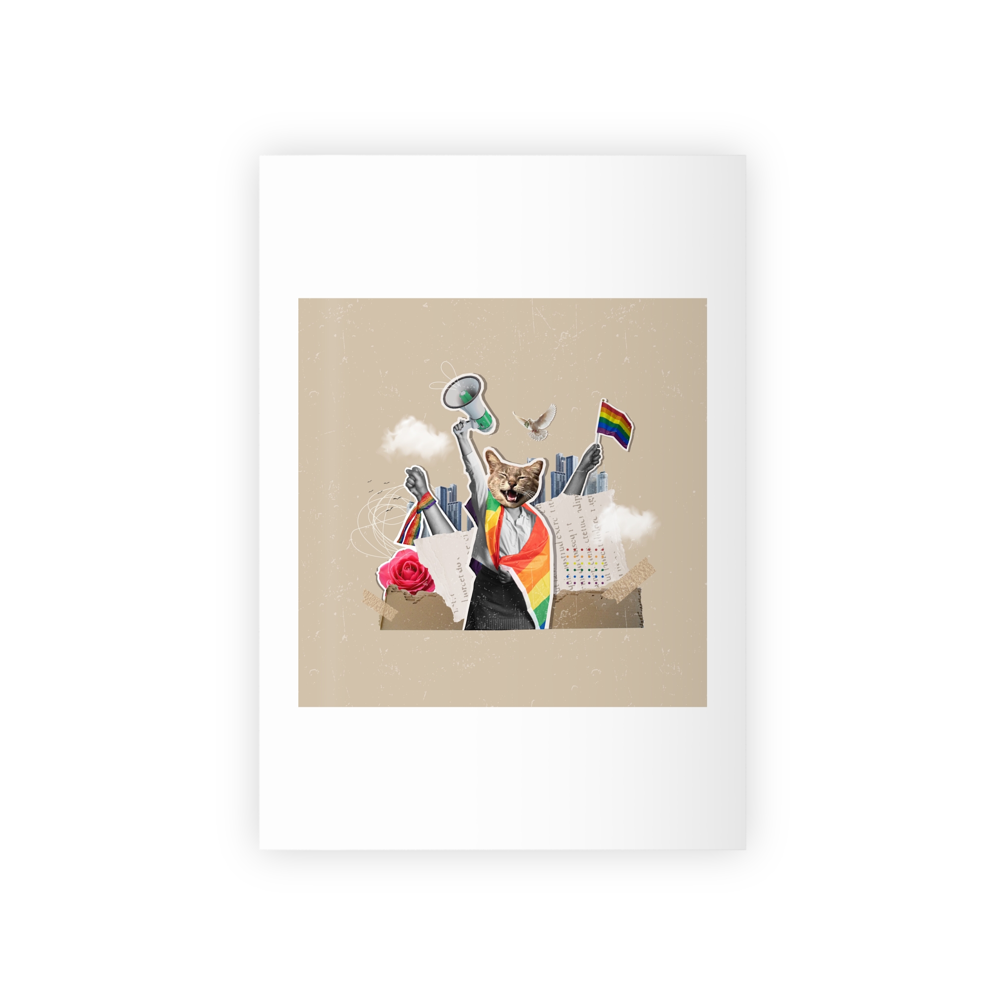 Lesbian Pride Design 5F982B Gift Wrapping Paper Rolls 1pc