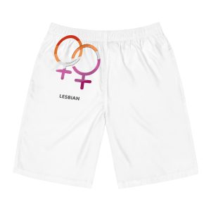 Lesbian Orientation Identity Symbol Mens Board Shorts Aop