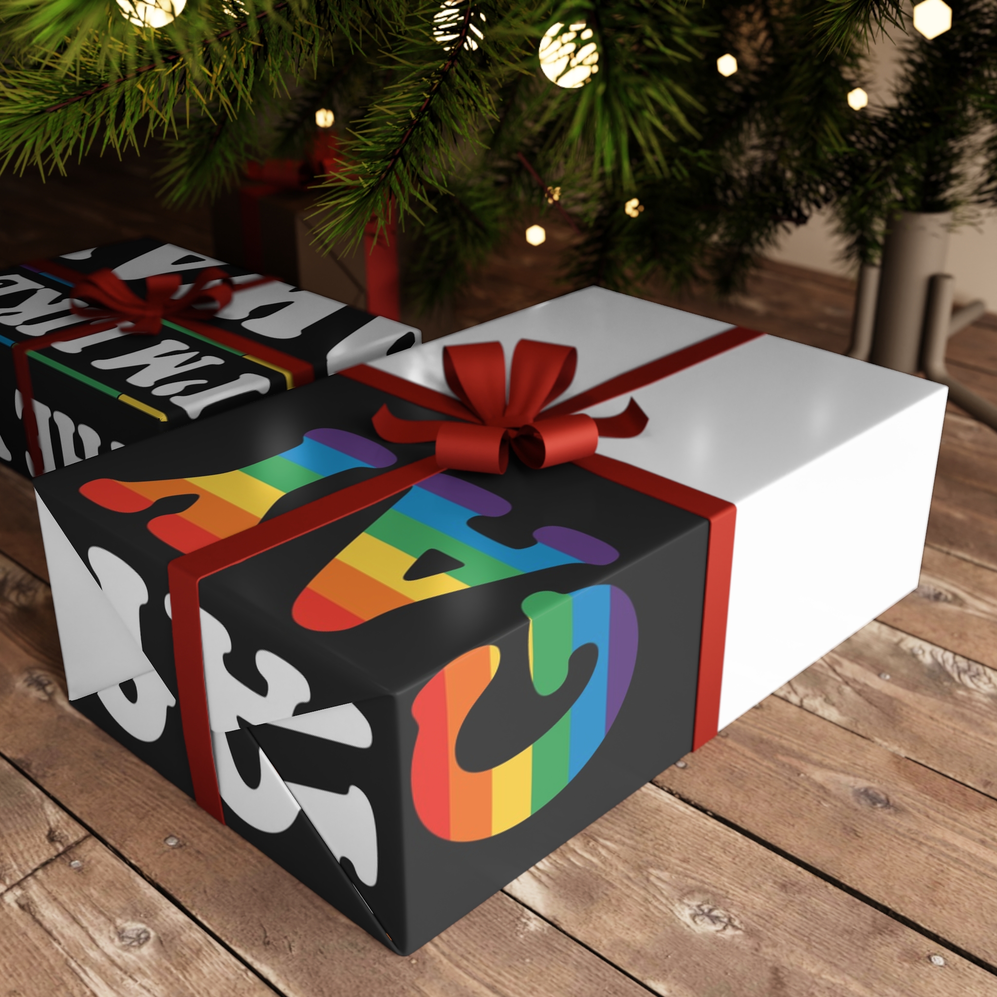 Pride Gay Lgbt Rainbow Tshirt Design(2) Gift Wrapping Paper Sheets 1pc - Image 6