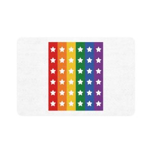 Lgbt Pride Month June Lesbian Gay Bisexual Transgender Lgbtq Flag Rainbow Vector(3) (1) Pet Food Mat 12x18
