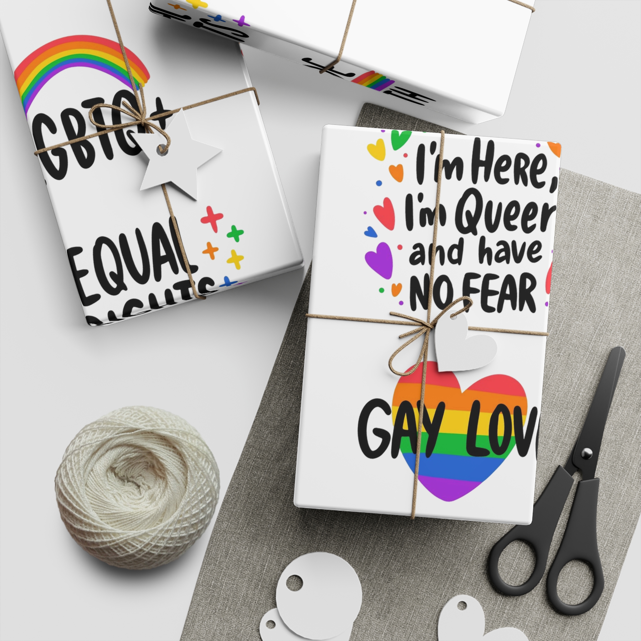 Labels Design Pride Day Event (1) Gift Wrapping Paper Sheets 1pc - Image 2