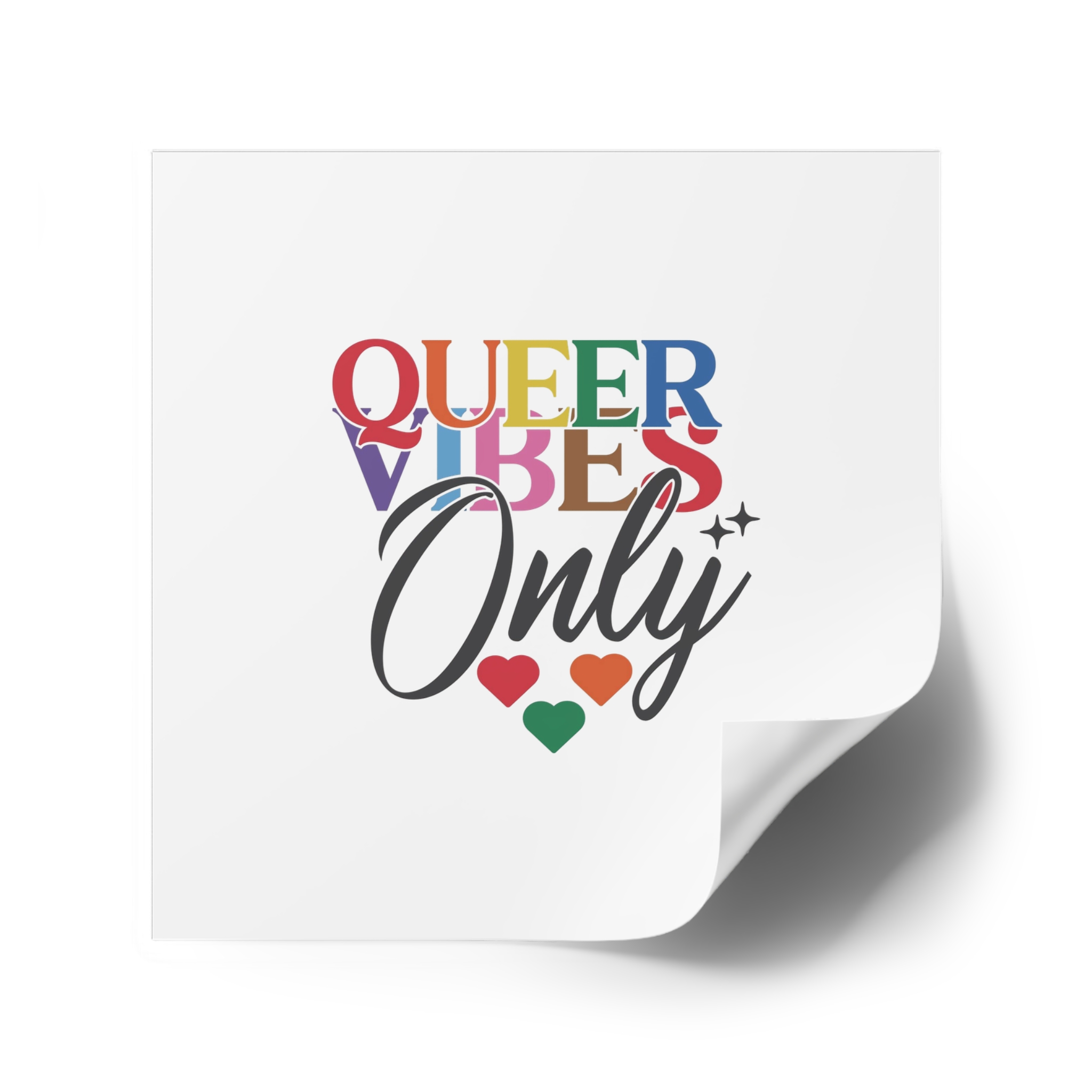 Lgbtq Pride Month Quote Eps Design Vector Pride Design Template(1) Laminate Stickers Square - Image 74