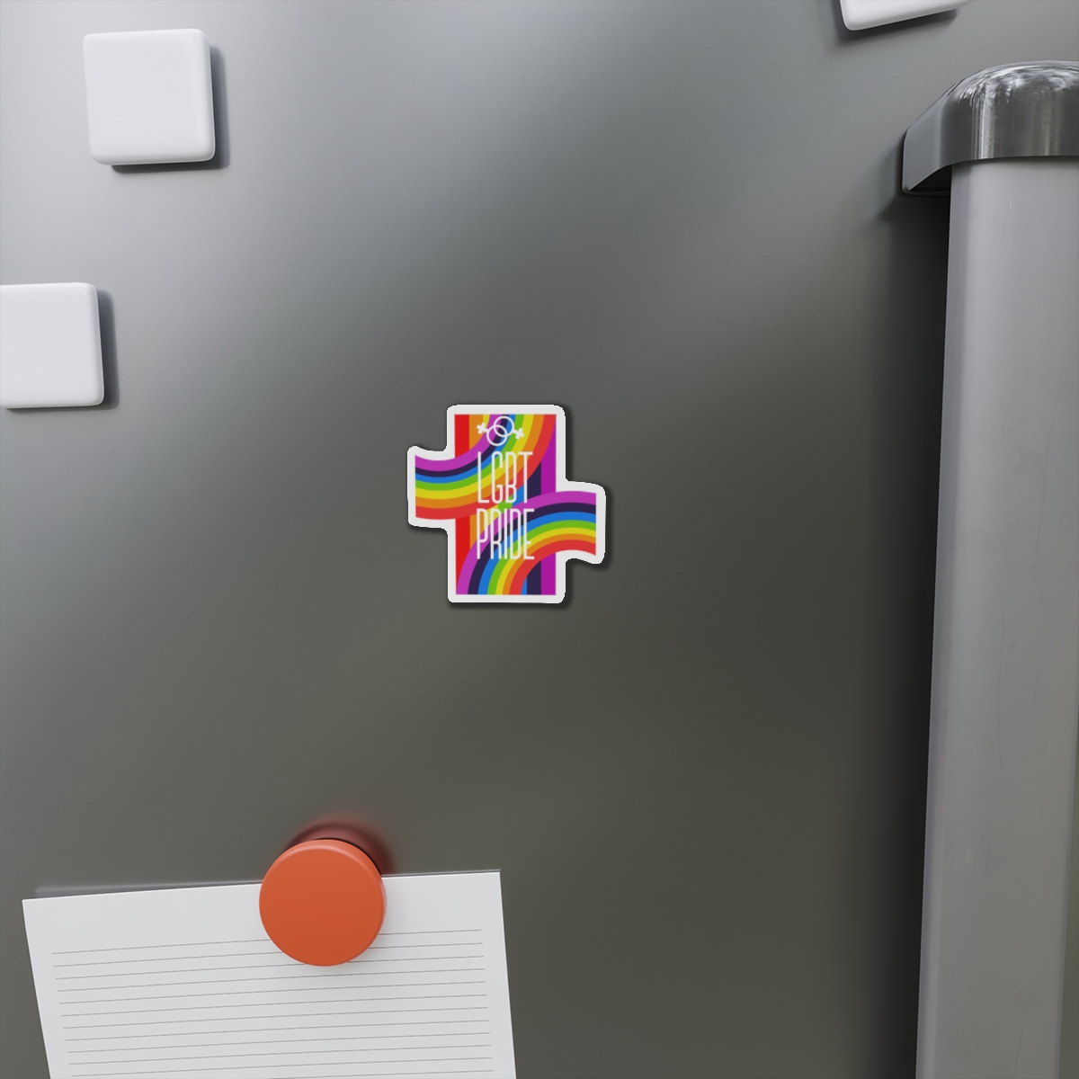 Gay Pride Background Lgbt Day Vector Illustration With Colorful Realistic Style Stickers Flyers Logo Designs Die Cut Magnets - Image 2