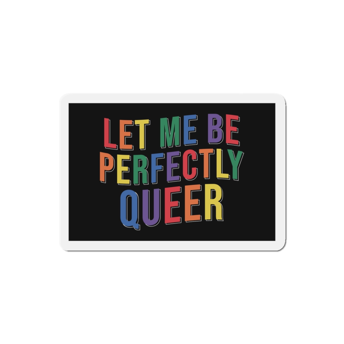 Pride Lgbtq Gay Typography Vector Tshirt Design(9) Die Cut Magnets - Image 10