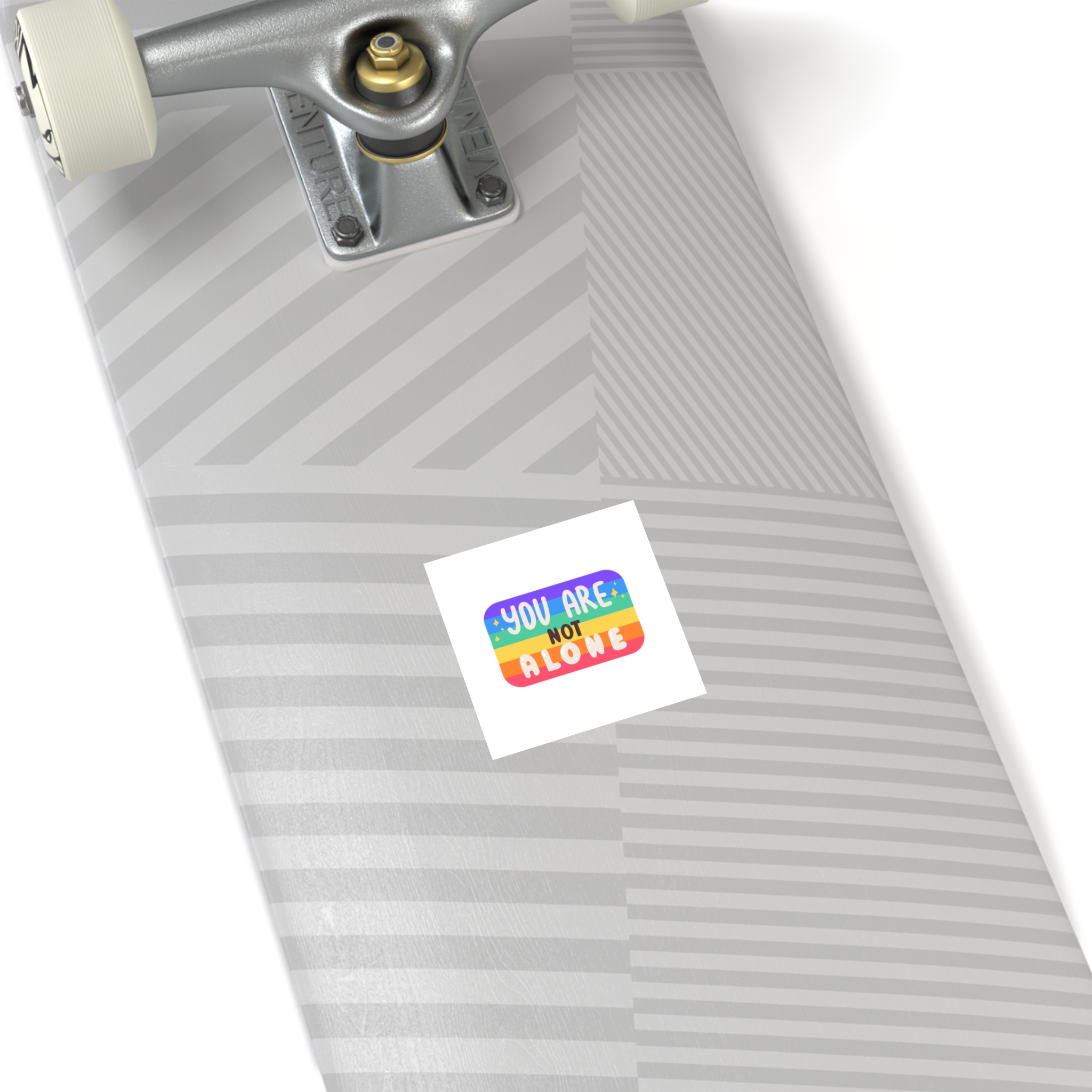 Lgbt Sticker Pack White Background Lgbtq Set Symbol Lgbt Pride Community Rainbow Elements Vector Hand Draw Illustration Hand Drawn Lettering (2) Laminate Stickers Square - Image 4