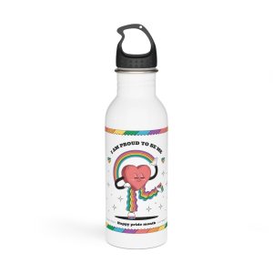 Hand Drawn Illustration Pride Month Celebration(6) Stainless Steel Water Bottle