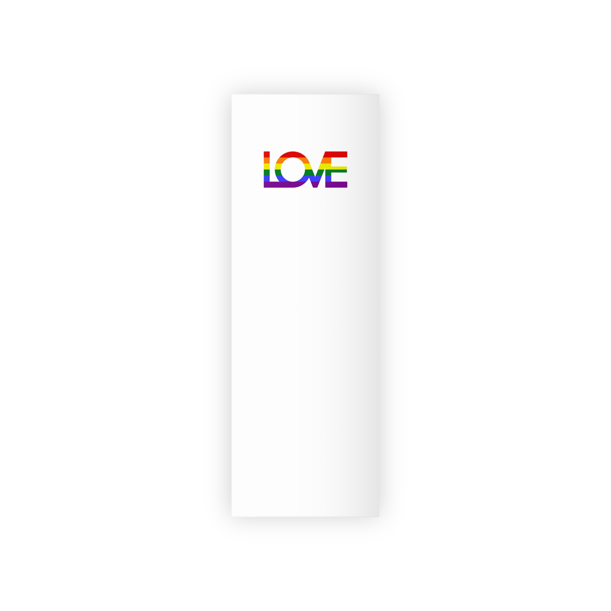 Inscription Love With Colors Lgbt Flag Vector Illustration Gift Wrapping Paper Rolls 1pc - Image 5