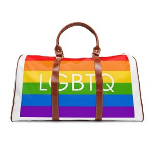 Lesbian Gay Bisexual Transgender Queer Flag Rainbow Pride Flag Lgbtq Waterproof Travel Bag