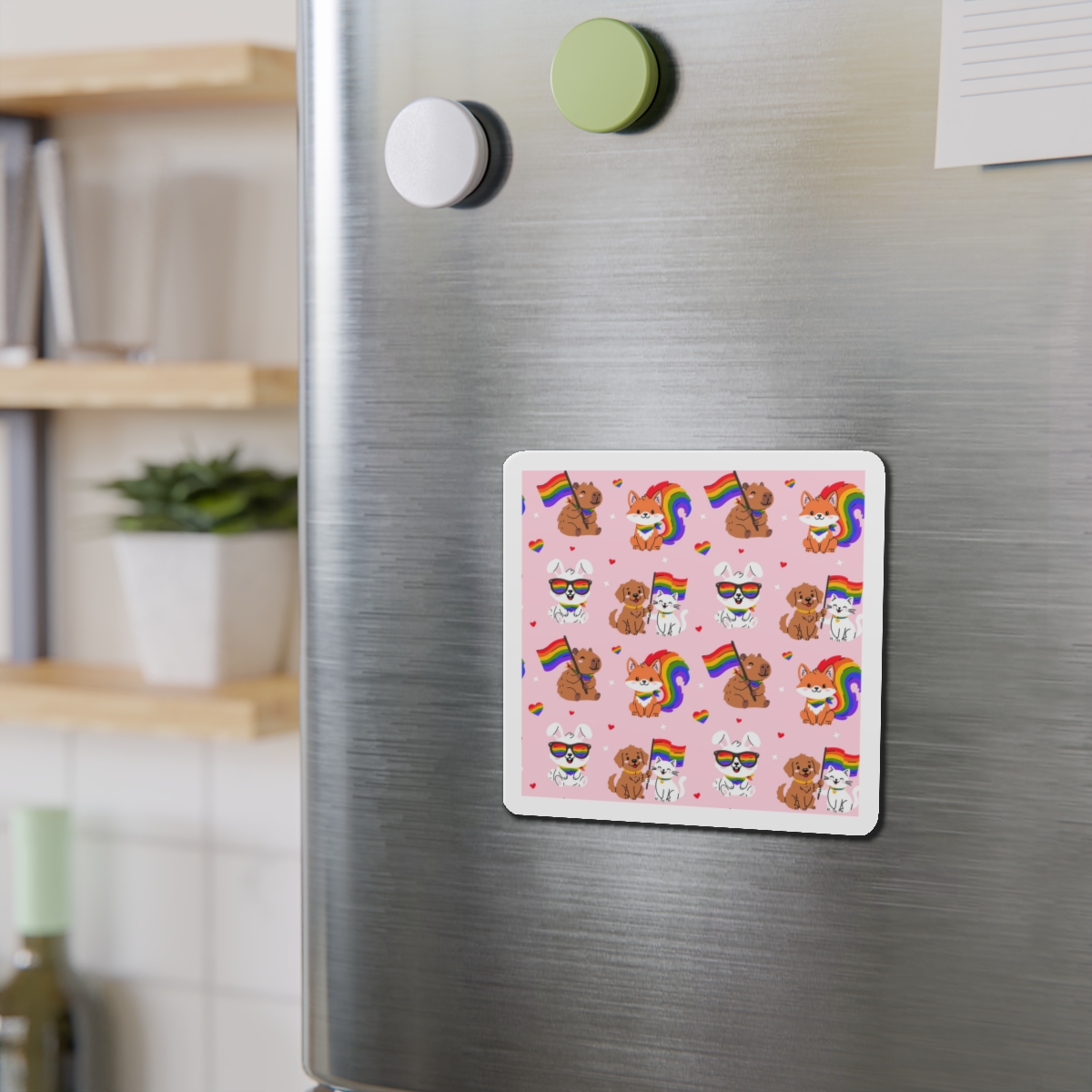 Lesbian Pride Design F6321F Die Cut Magnets - Image 9