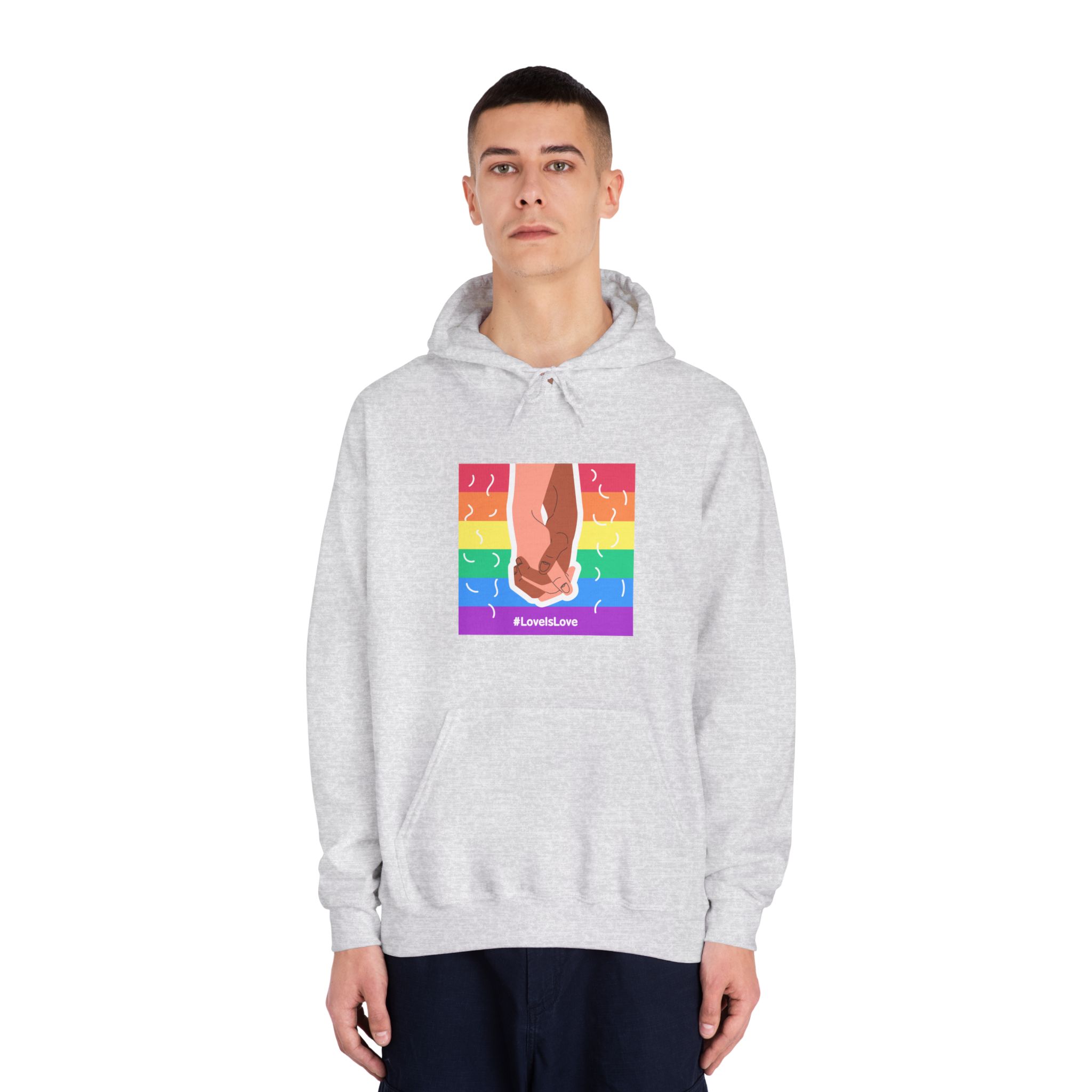 Pride Day Concept(2) Unisex Dryblend Hooded Sweatshirt - Image 7