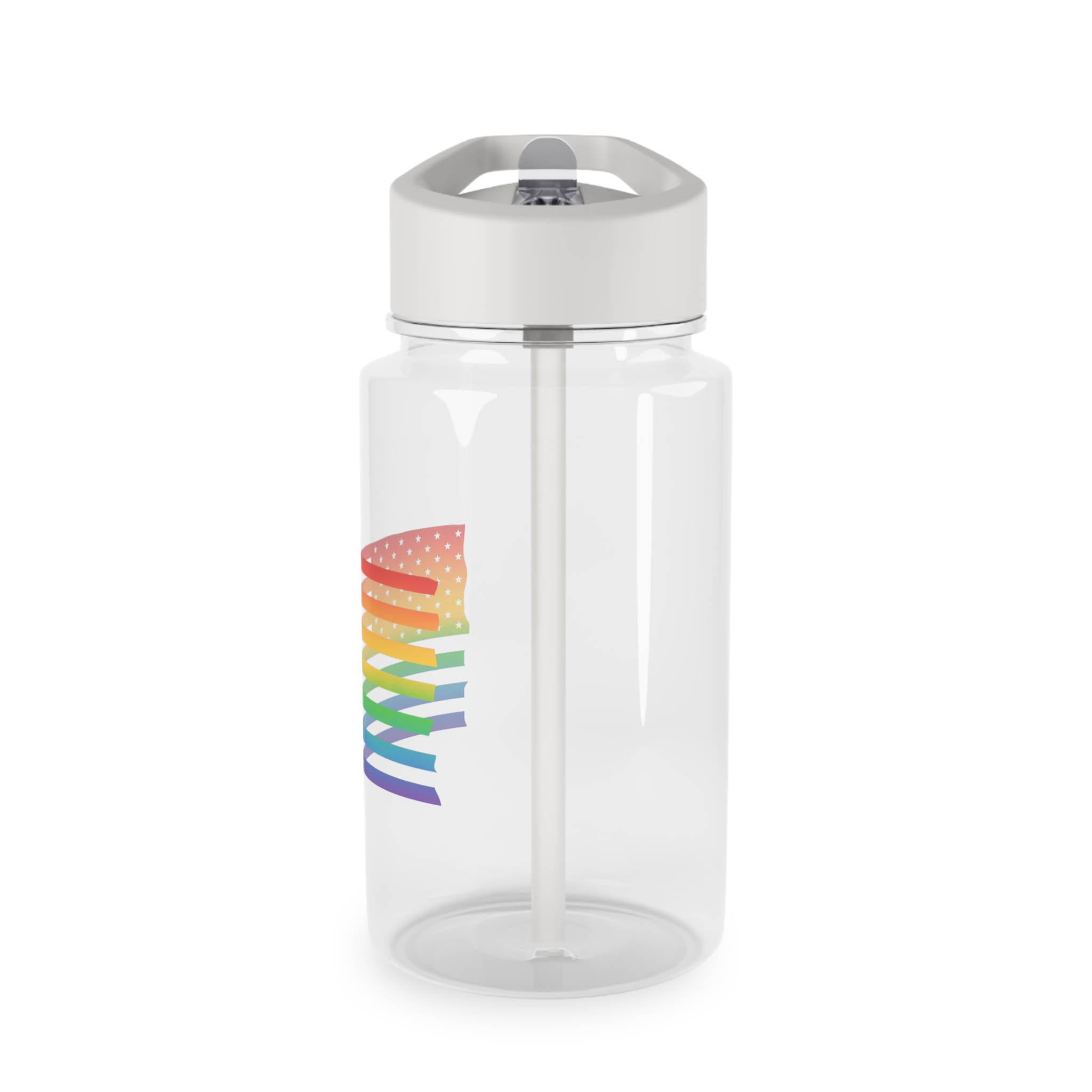 Pride Month America Concept Us Pride Month Flag1 Tritan Water Bottle - Image 3