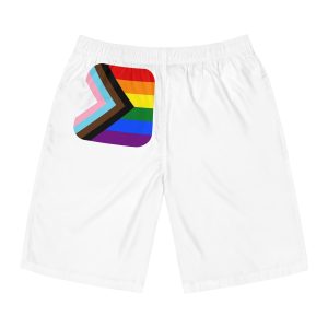 New Pride Flag Lgbtq Vector Illustartion Mens Board Shorts Aop