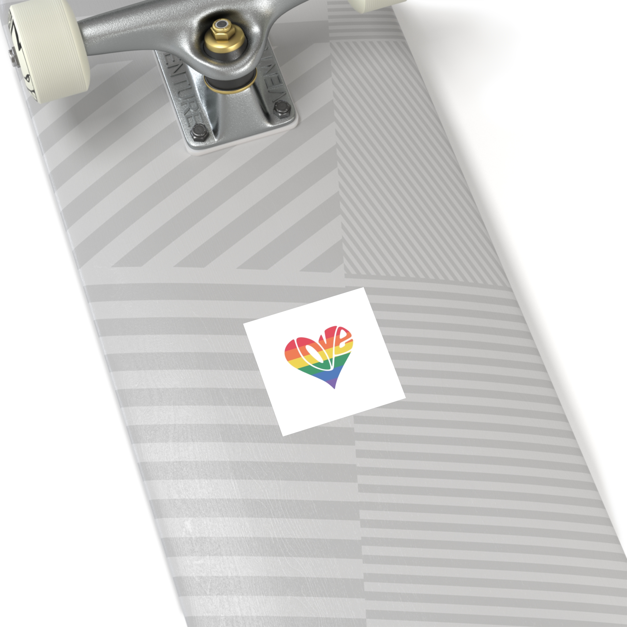 Pride Lgbt Gay Retro Tshirt Design Laminate Stickers Square - Image 4
