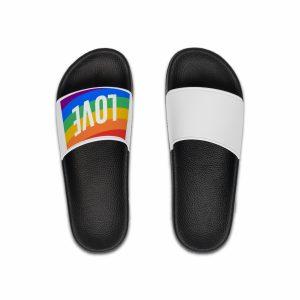 Lgbt Flag 5 Mens Slide Sandals